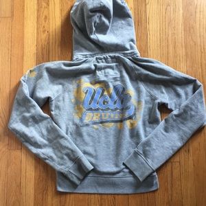 Gray PINK VS, UCLA hoodie sweatshirt